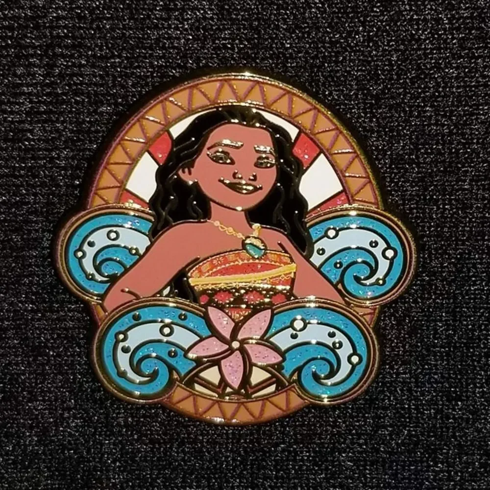 Loungefly CHASER Pin Moana Waves Portrait Mystery Glitter Chase Disney Wave LF